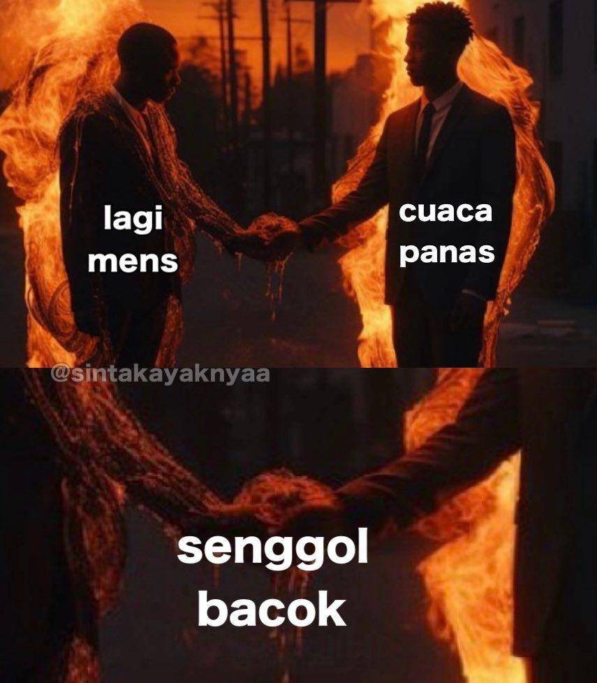 Meme cewek datang bulan (x.com/sintakayaknyaa)