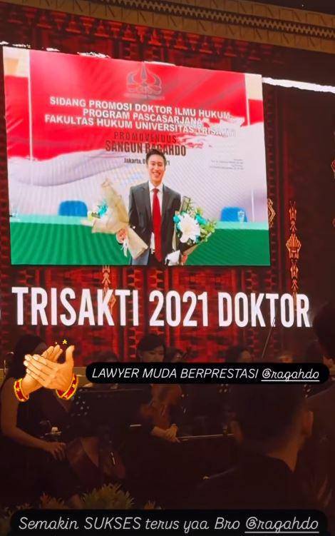 Resepsi Sangun Ragahdo dan Tyas (Instagram.com/ragahdo)