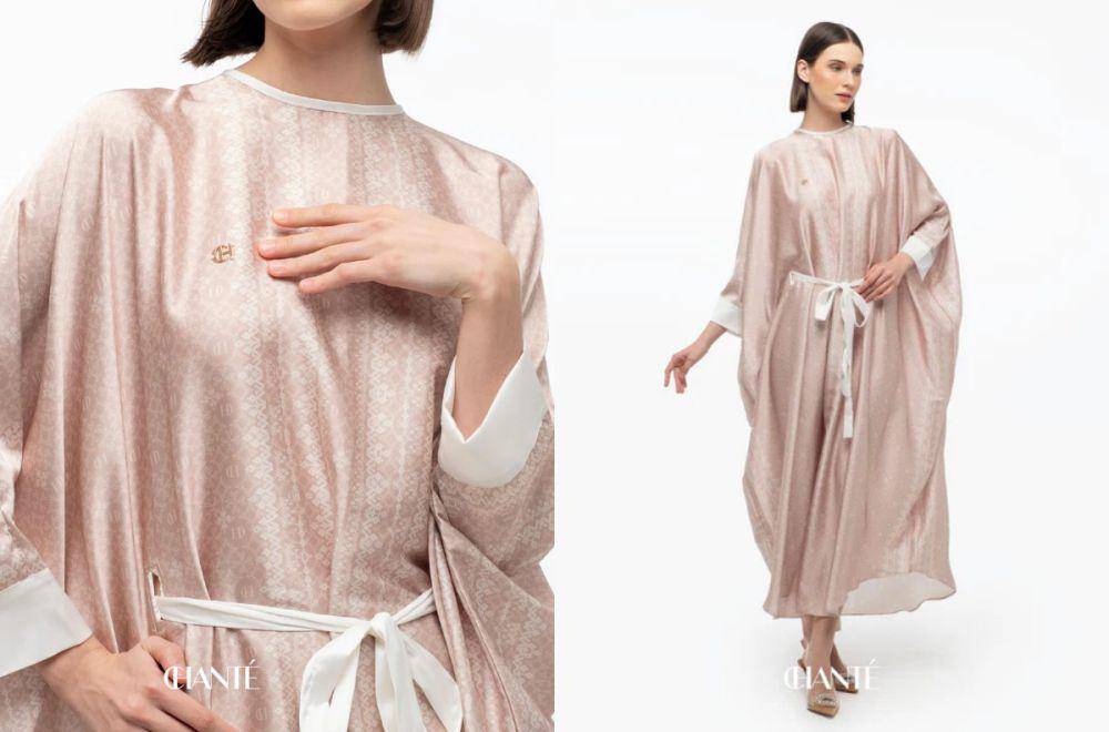 Kaftan dengan aksen tali (shopee.co.id/chante.id)