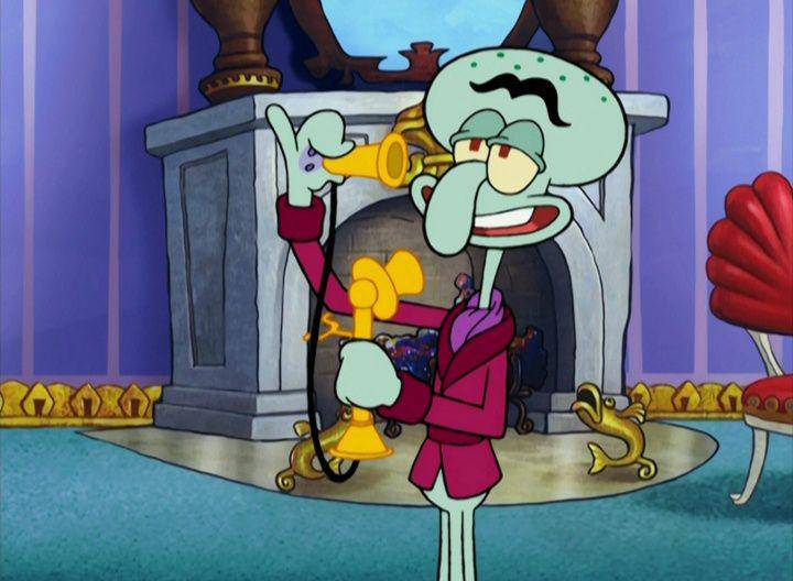 potret Squilliam yang hidup bergelimang harta (dok. Nickelodeon/SpongeBob SquarePants)