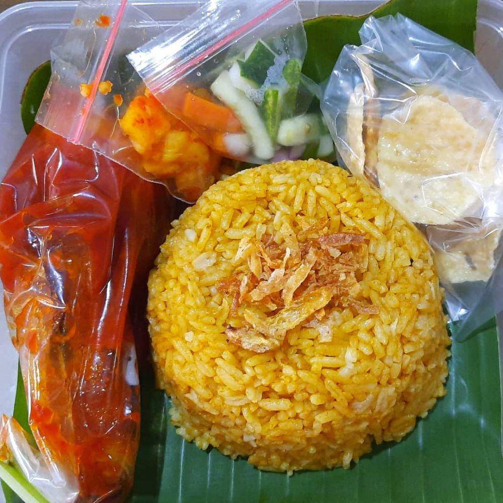 ilustrasi nasi minyak khas Masjid Raya Magat Sari, Jambi (instagram.com/chy_food)