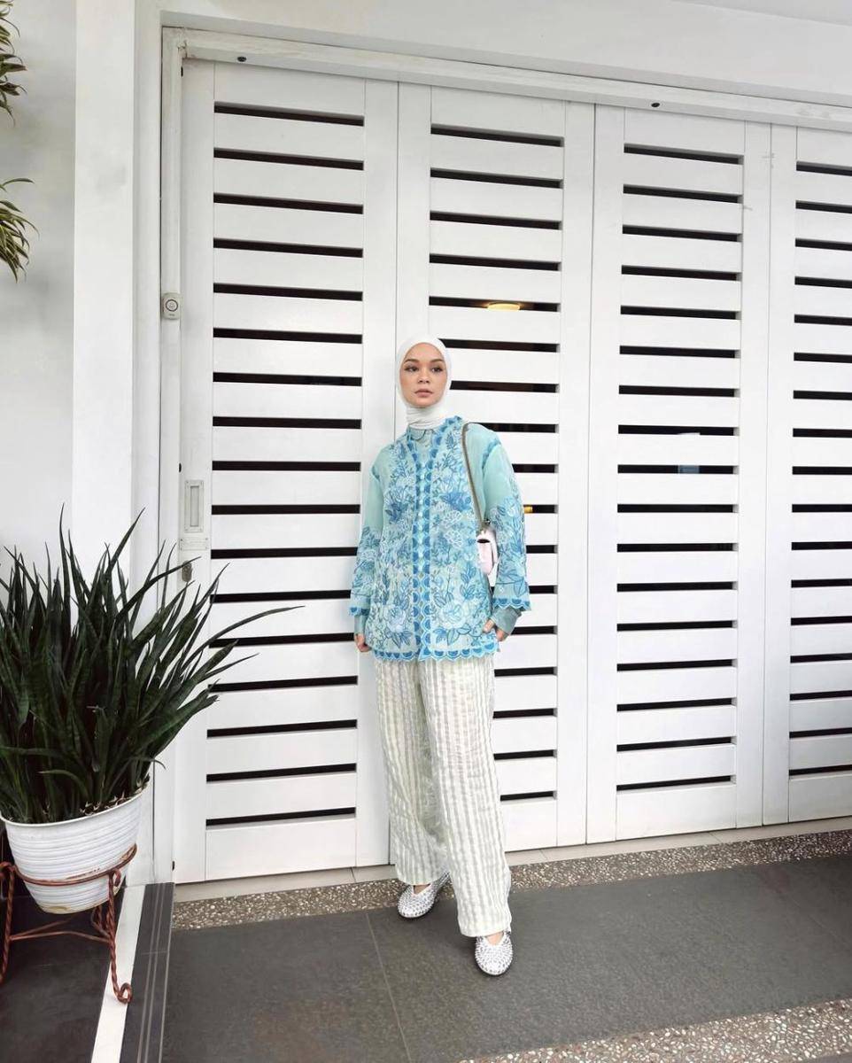 Padu Padan Outfit Lebaran Pakai Celana (instagram.com/tantrinamirah)