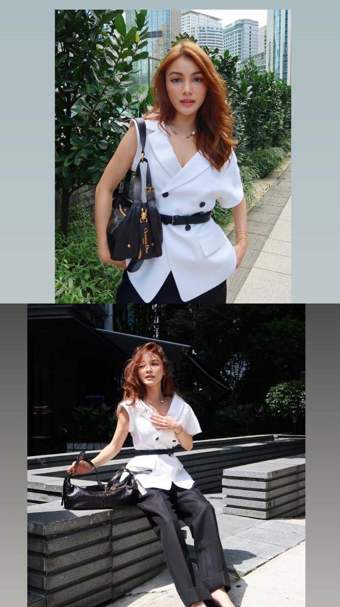 potret ide OOTD kasual dan elegan ala Eyka Farhana (instagram.com/eykafarhana)