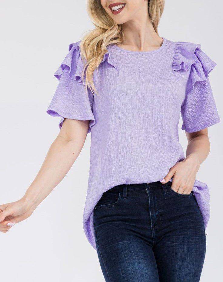 Ilustrasi layered short sleeve. (pinterest.com/Blue Hawthorn Boutique)