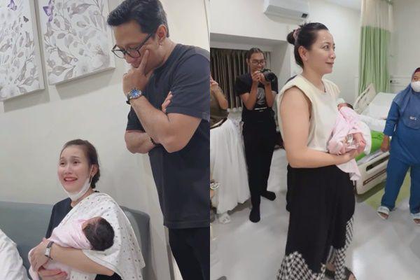7 Potret Pemain Lapor Pak! Jenguk Anak Kiky Saputri
