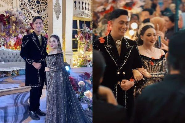 7 Potret Resepsi Aulia D'Academy dan Cahu, Pajang Foto Mendiang Ibunda