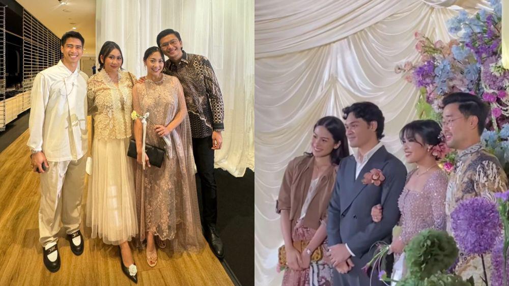 7 Gaya Tamu di Resepsi Pernikahan Mikha Angelo dan Gregoria, Menawan!