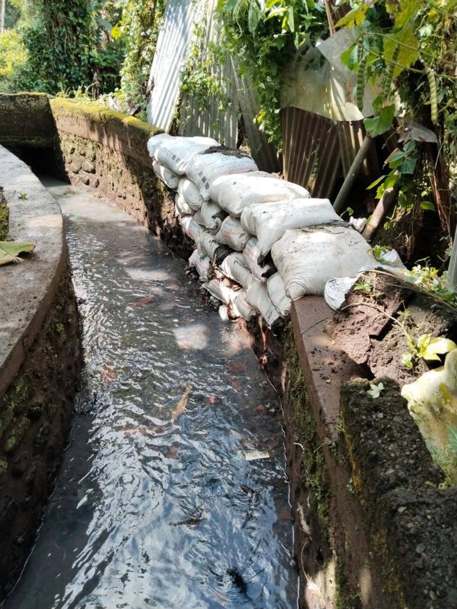 Ilustrasi saluran drainase. (Dok.Pribadi/Muhammad Ibnu Khaldun)