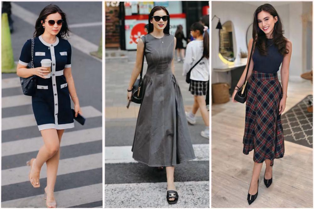 potret ide girly smart casual look ala Karen Nijsen (instagram.com/karennijsen)