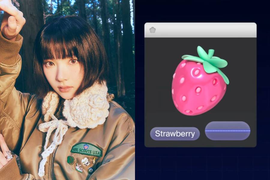 Jiwoo Hearts2Hearts dan emojinya (instagram.com/hearts2hearts | youtube.com/Hearts2Hearts)