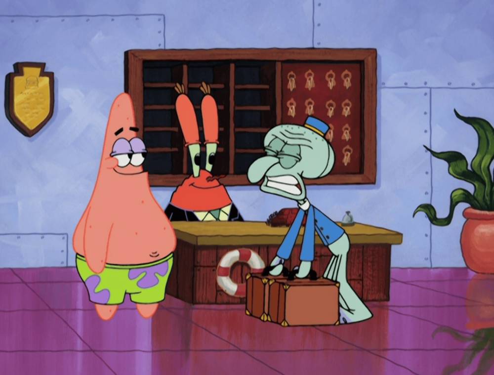 cuplikan episode "Krusty Towers" (dok. Nickelodeon/SpongeBob SquarePants)