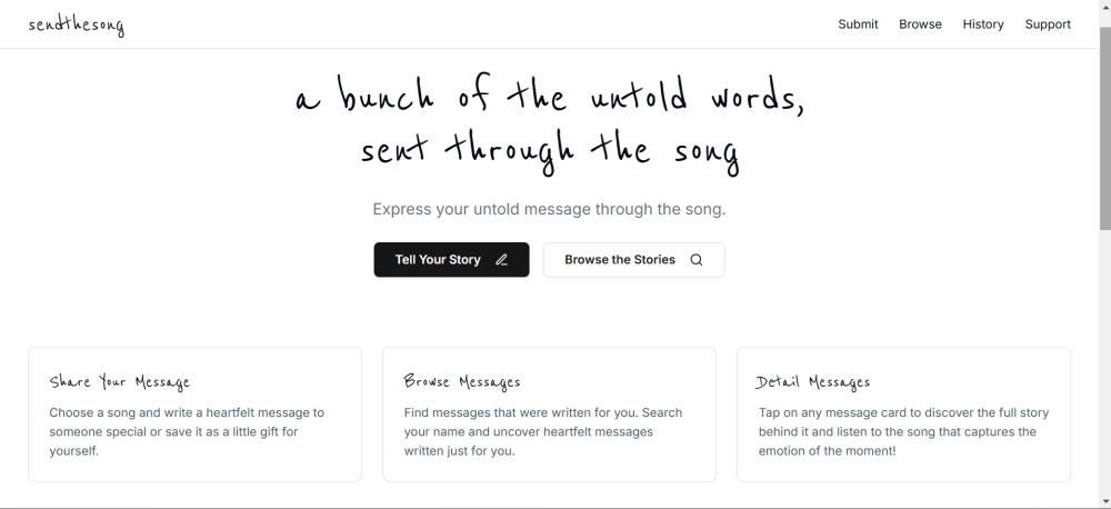 dok. sendthesong.xyz