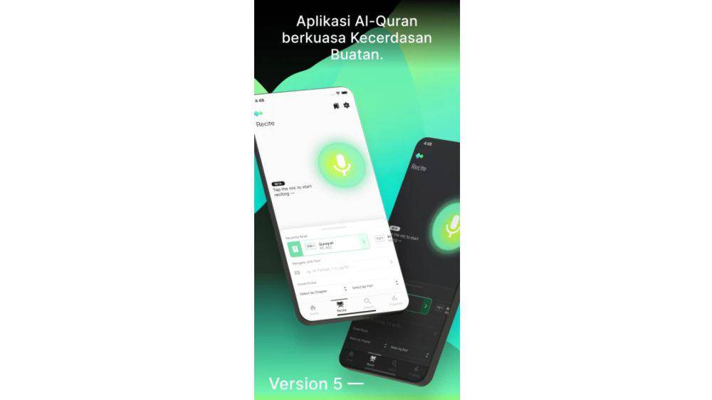 tampilan aplikasi Tarteel (dok. Play Store/Tarteel Inc.)