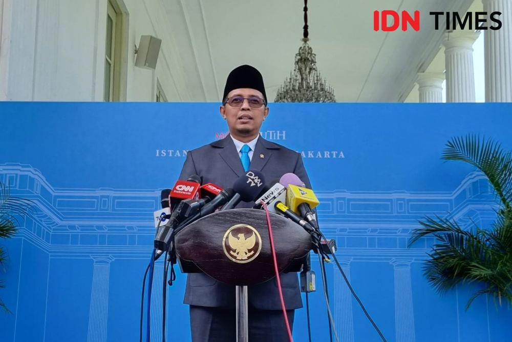 Kepala Kantor Komunikasi Kepresidenan, Hasan Nasbi (IDN Times/Ilman Nafi'an)
