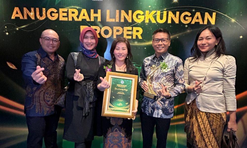 Berkelas, Vale Indonesia Raih PROPER Emas dan Green Leadership Award