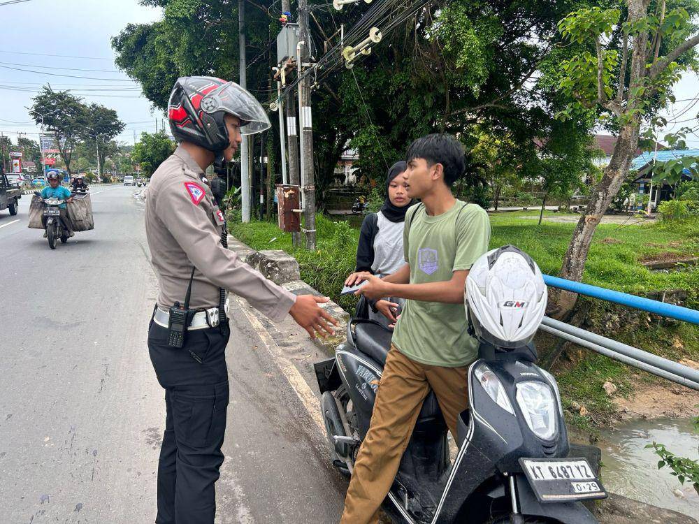 Pelaksanaan Operasi Keselamatan Mahakam di Balikpapan. (Dok. Polresta Balikpapan)
