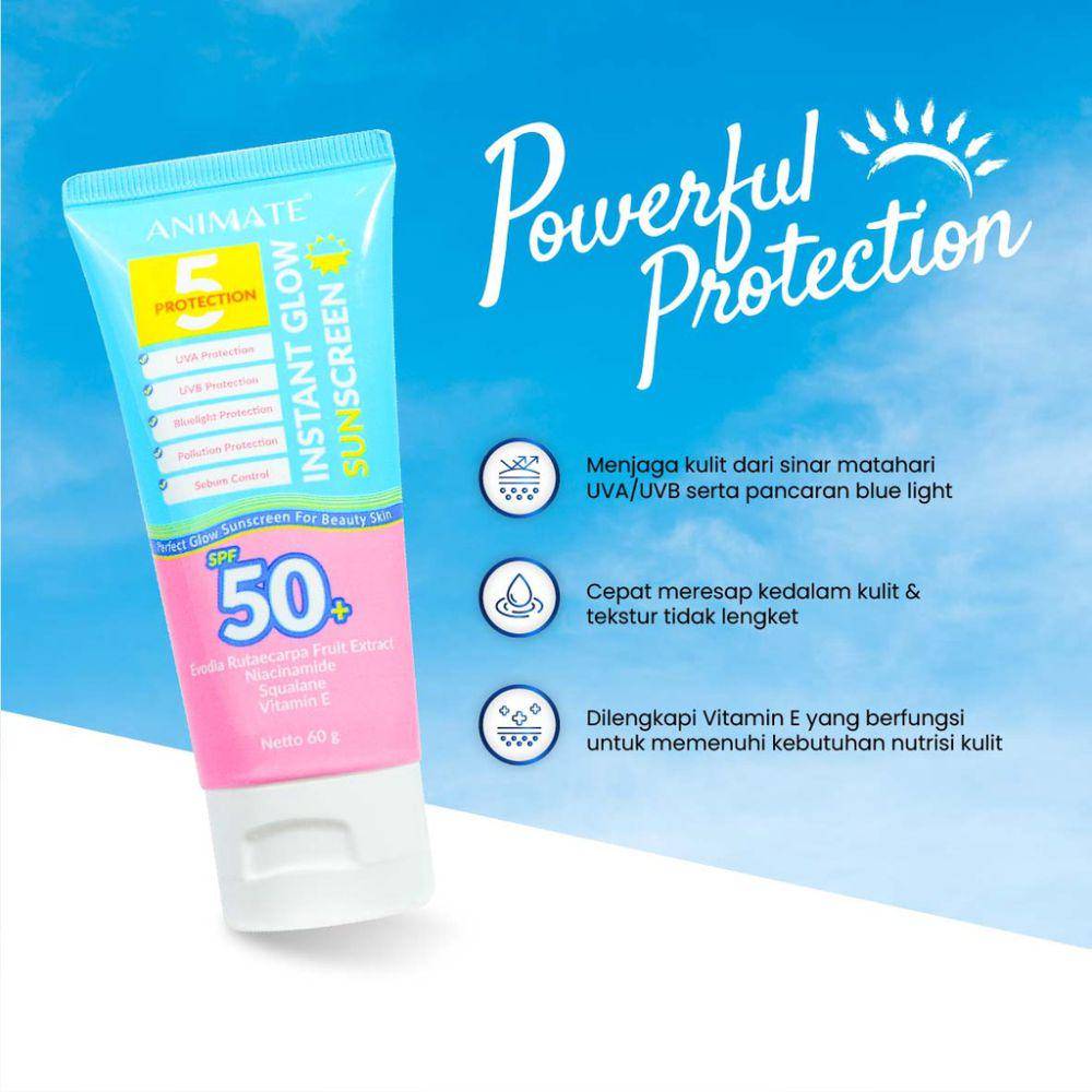 Animate Instant Glow Sunscreen 5 Protection (enviostore.com)