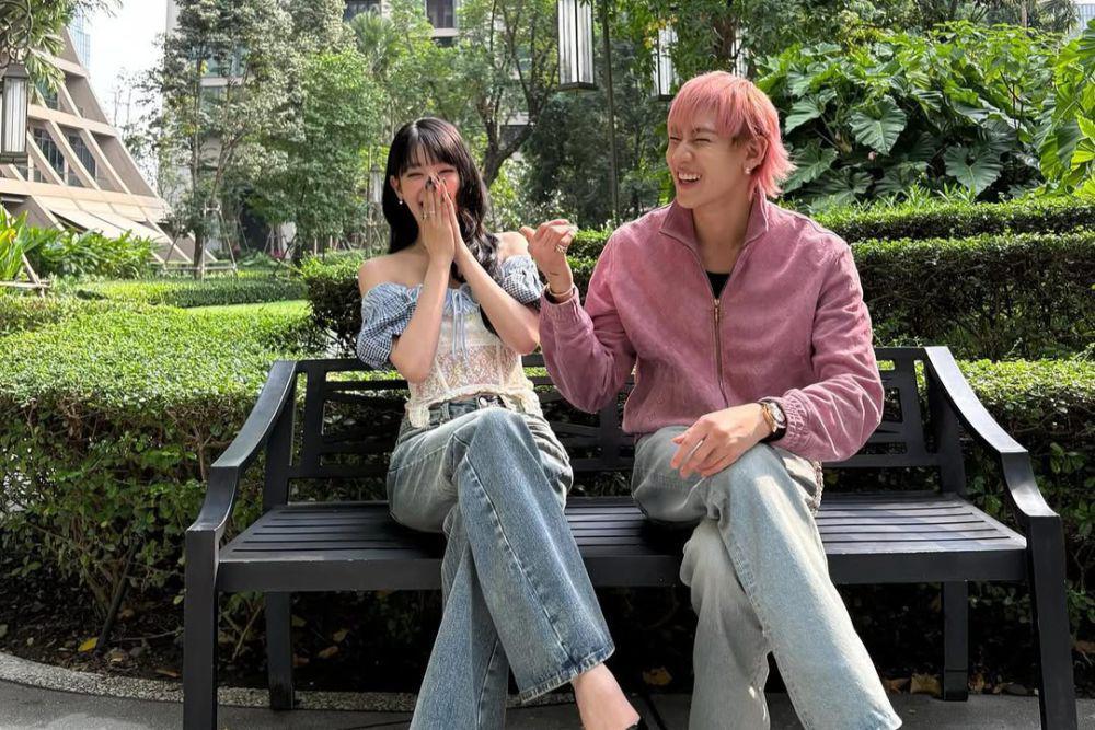 7 Potret Akrab BamBam GOT7 dan Minnie (G)I-DLE, Bestie Abis!