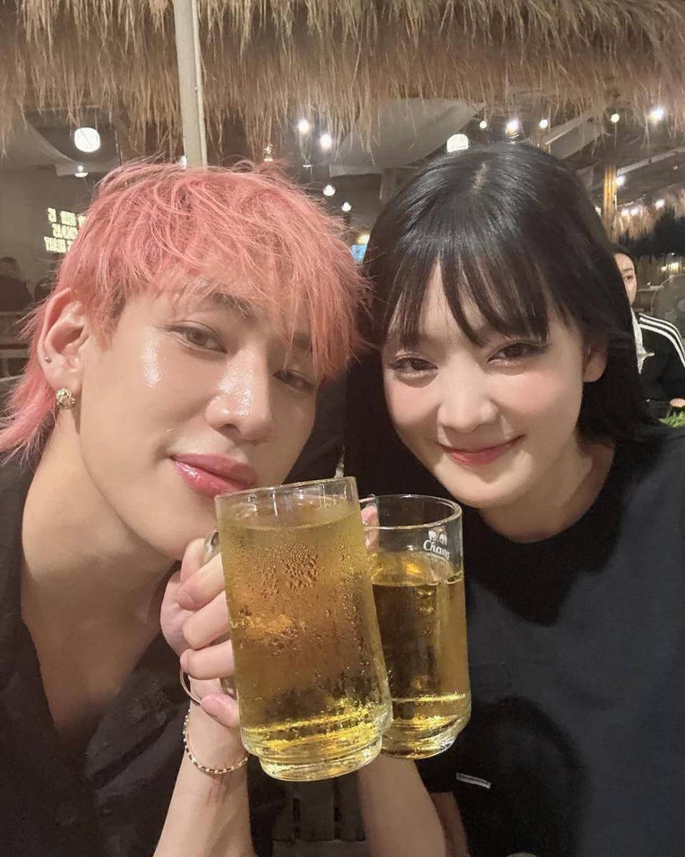 potret akrab BamBam GOT7 dan Minnie (G)I-DLE (instagram.com/bambam1a)