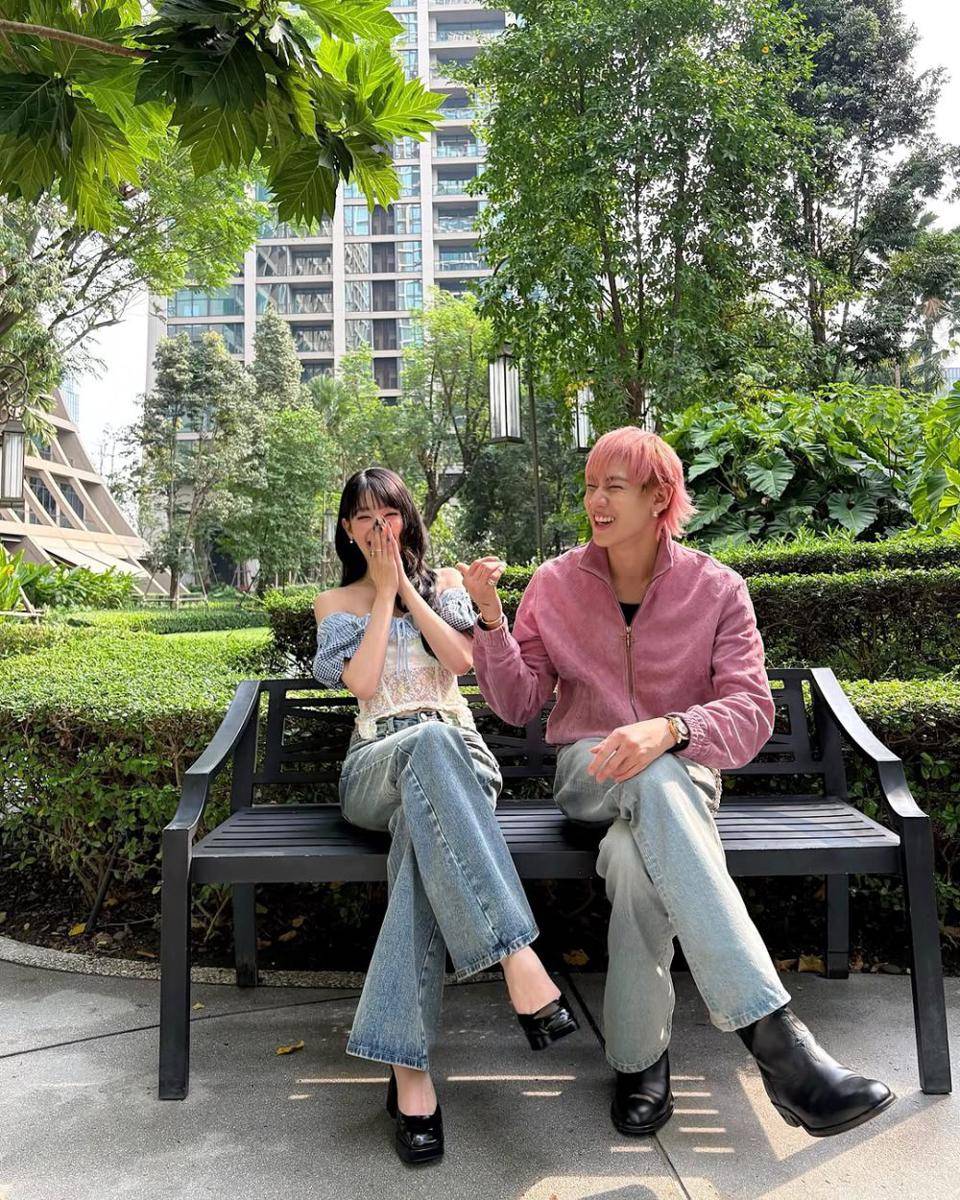 potret akrab BamBam GOT7 dan Minnie (G)I-DLE (instagram.com/min.nicha)