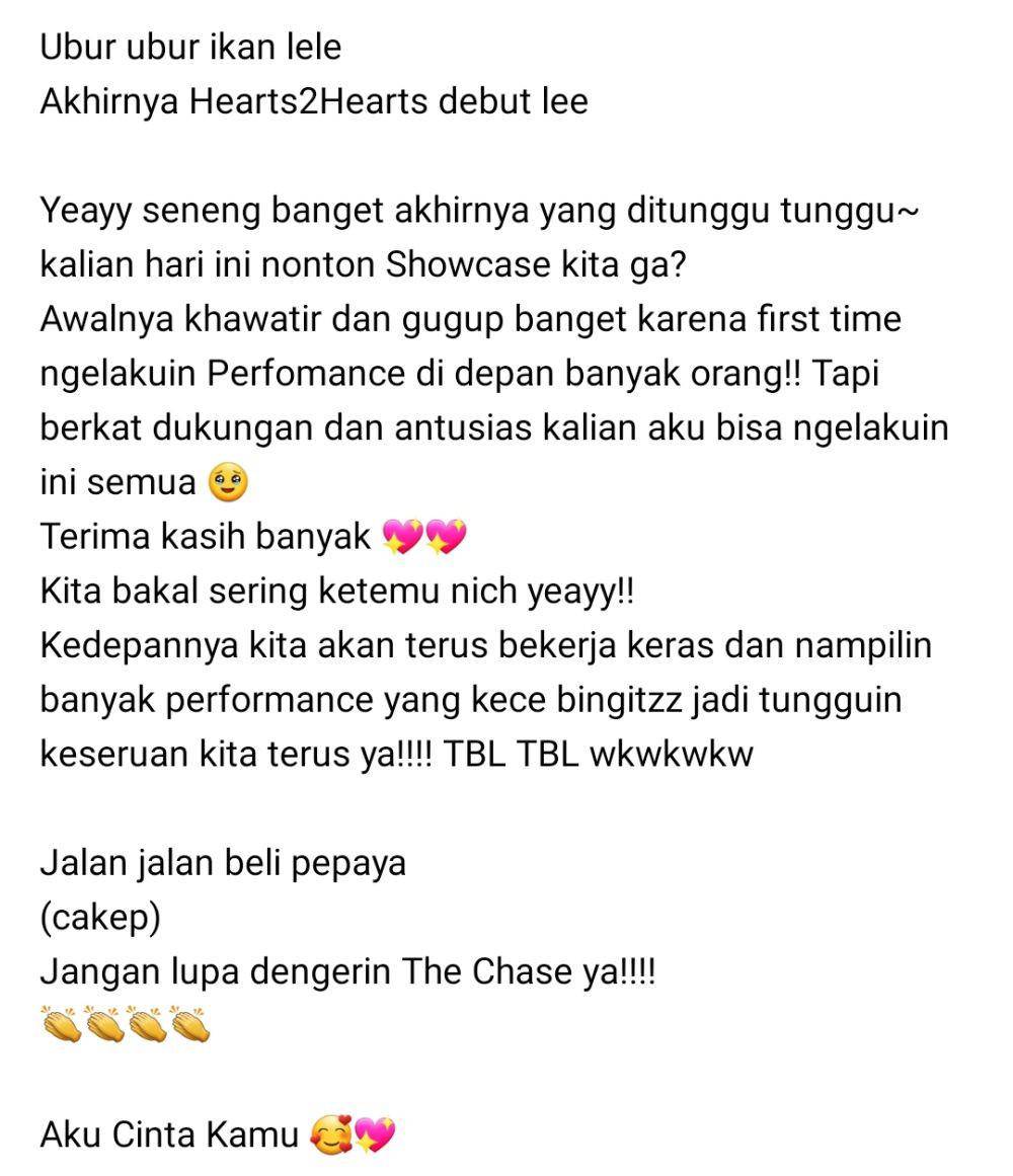 Carmen Hearts2Hearts (dok. Weverse/Carmen)