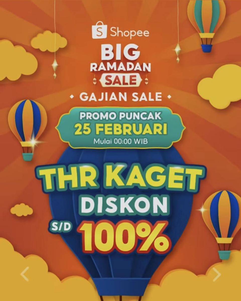 THR Kaget. (Dok: Instagram/shopee_id)