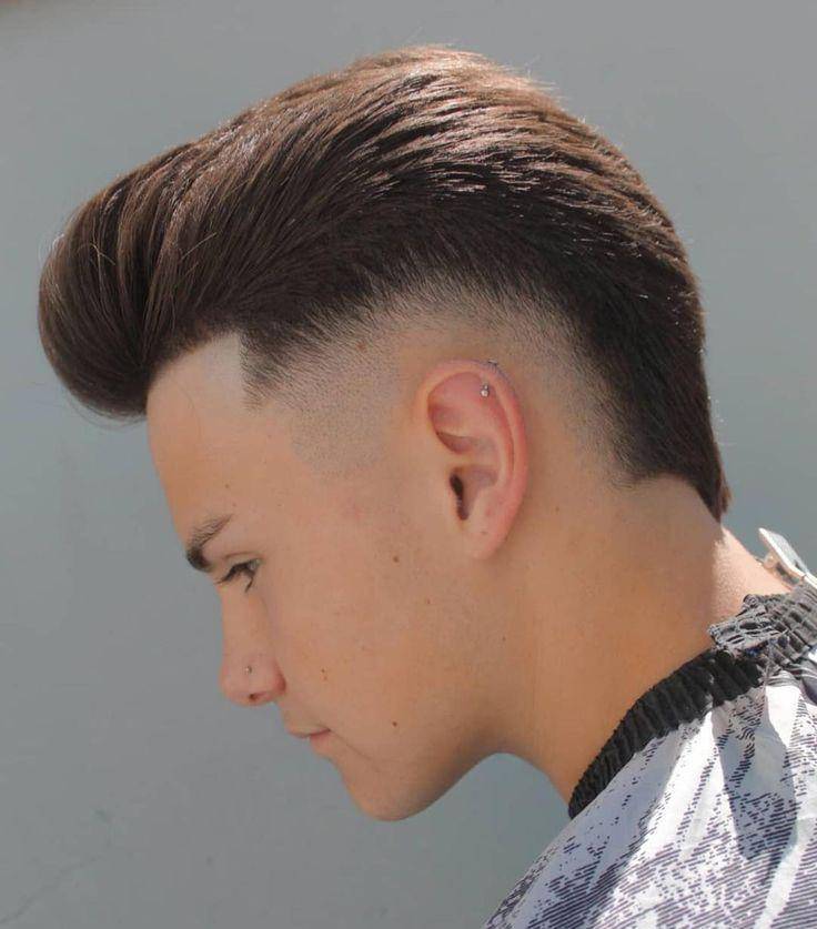 Undercut slick back with burst fade (pinterest.com)