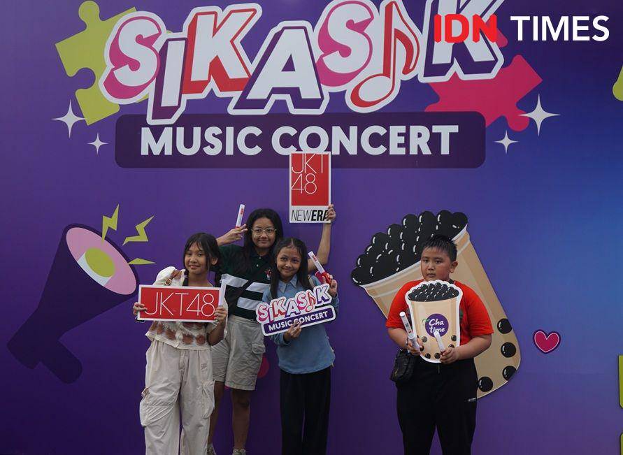 Photo Booth Chatime di Pertunjukan Musik Kolaborasi Chatime ‘SikAsik’ x JKT48 (dok. IDN Times/Tisa Ajeng)