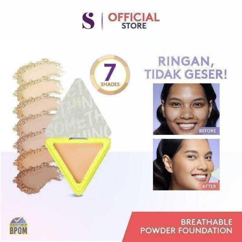 Somethinc DNA Airbrush Breathable Powder Foundation (shopee.co.id/SOMETHINC Official Shop)