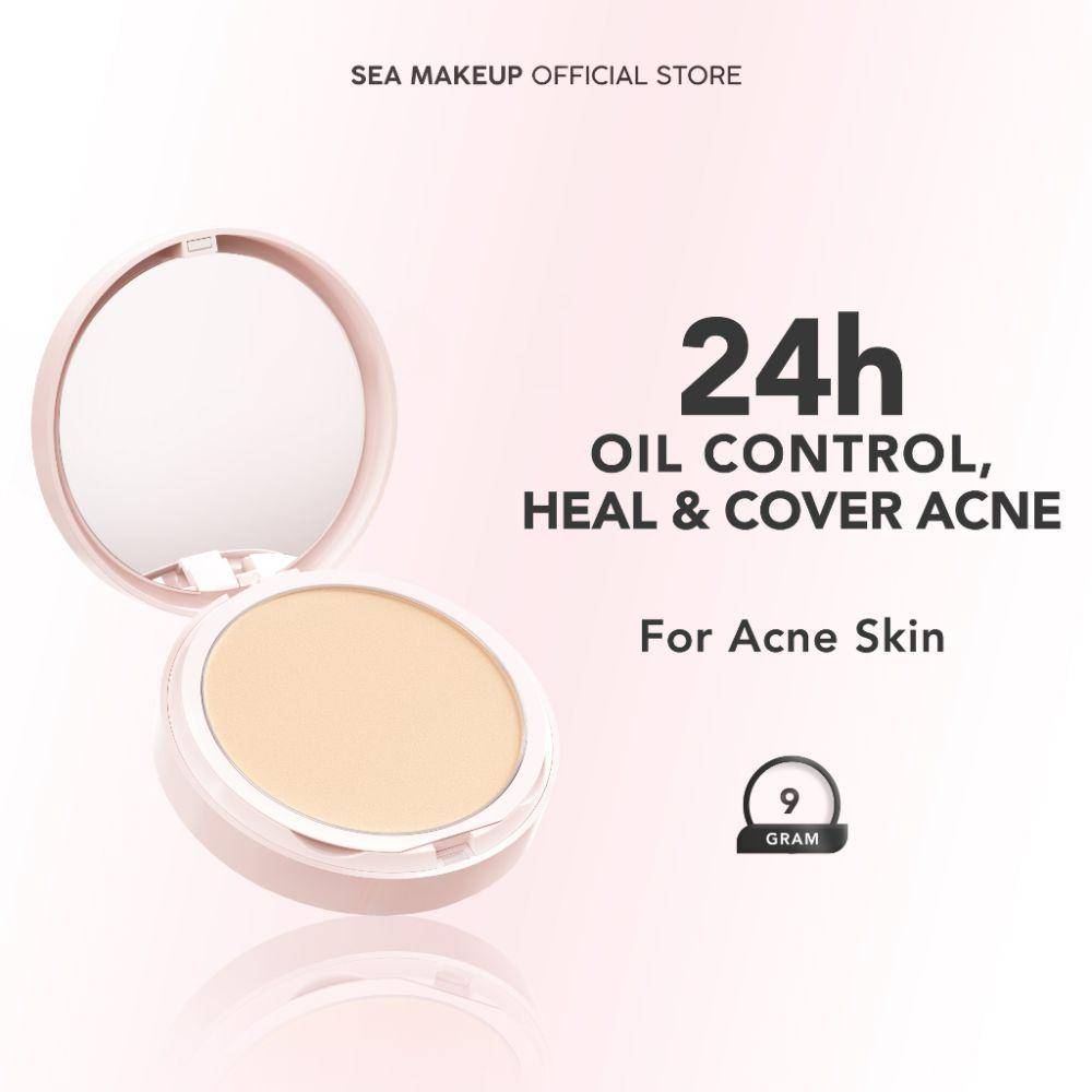 Sea Makeup Acne Cover and Smooth Two Way Cake (shopee.co.id/Sea Makeup Official Shop)