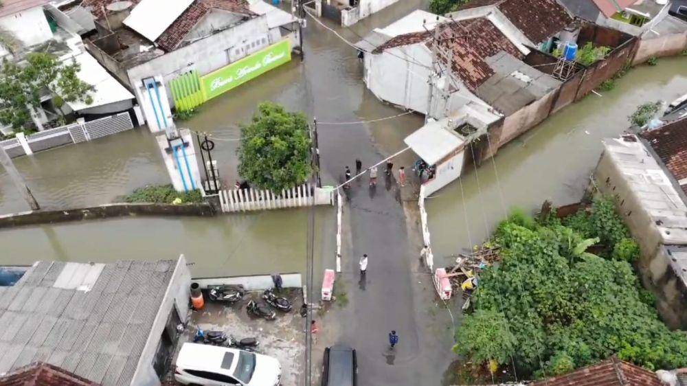 Sungai di Tanjung Senang, tampak dari kamera drone. (IDN Times/Istimewa)