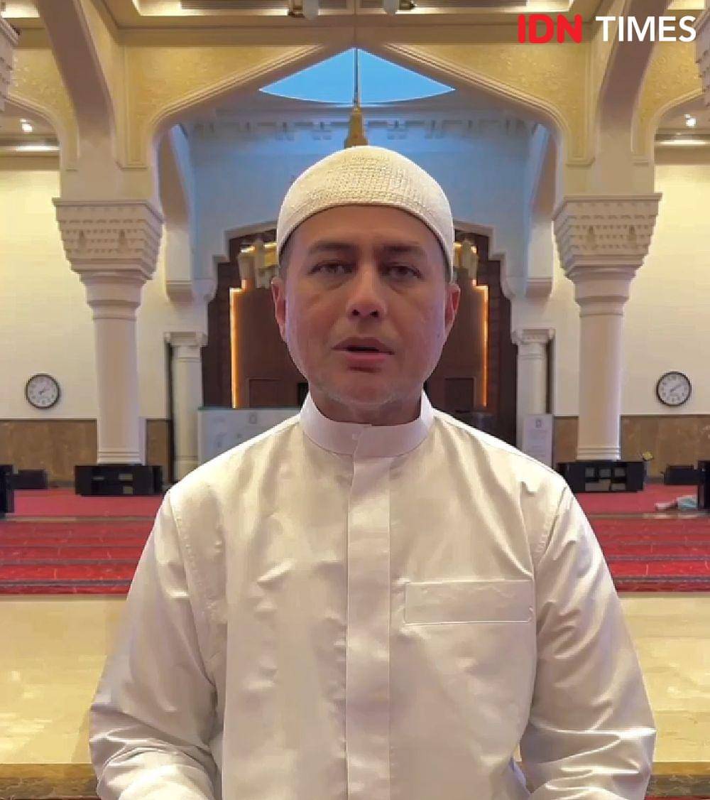 Musa Rajekshah kirim puisi dari tanah suci (IDN Times/Indah Permata Sari)