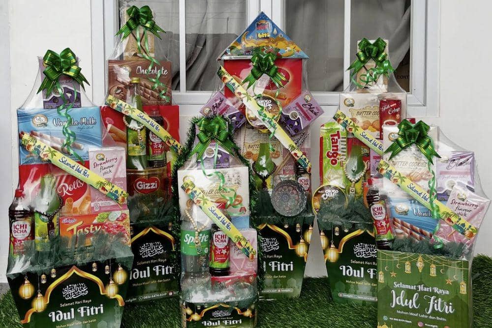 Ilustrasi parcel lebaran (instagram.com/local.parcel)