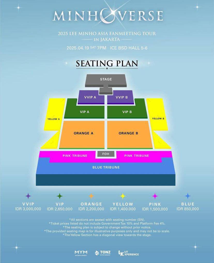 harga tiket fan meeting Lee Min Ho di Jakarta dan cara belinya (Instagram.com/litxperience.id)