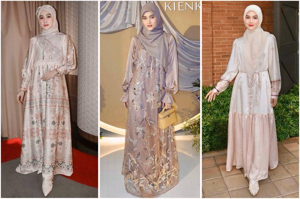 potret inspirasi busana muslim ala Henny Rahman
