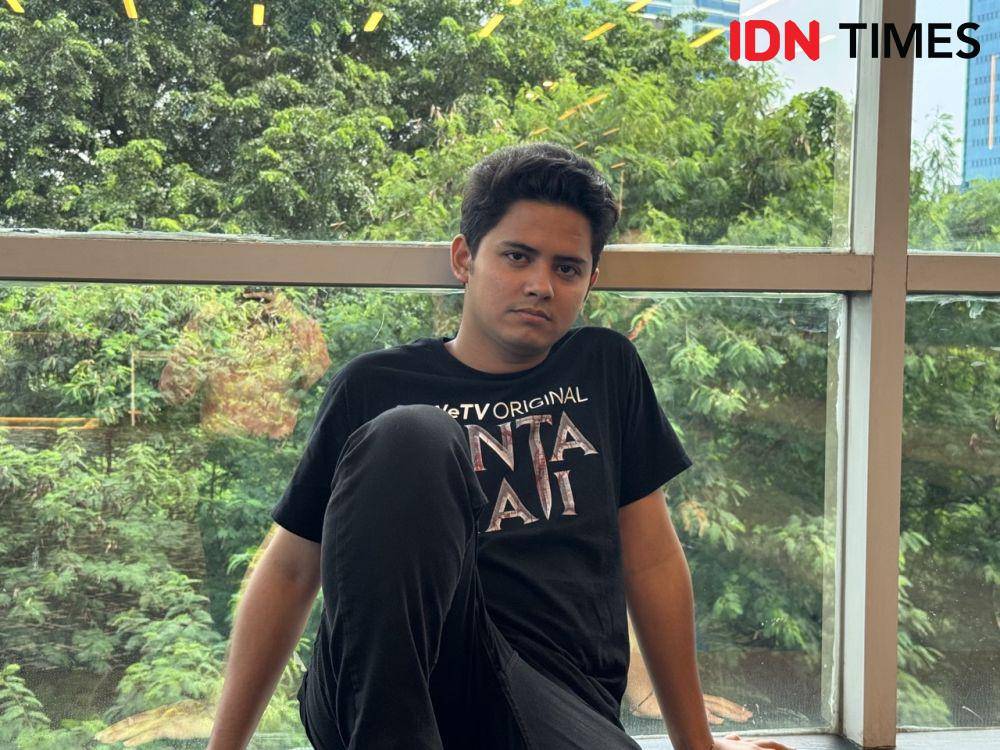 Aliando pada Selasa (25/2/2025) (IDN Times/Elizabeth Chiquita)