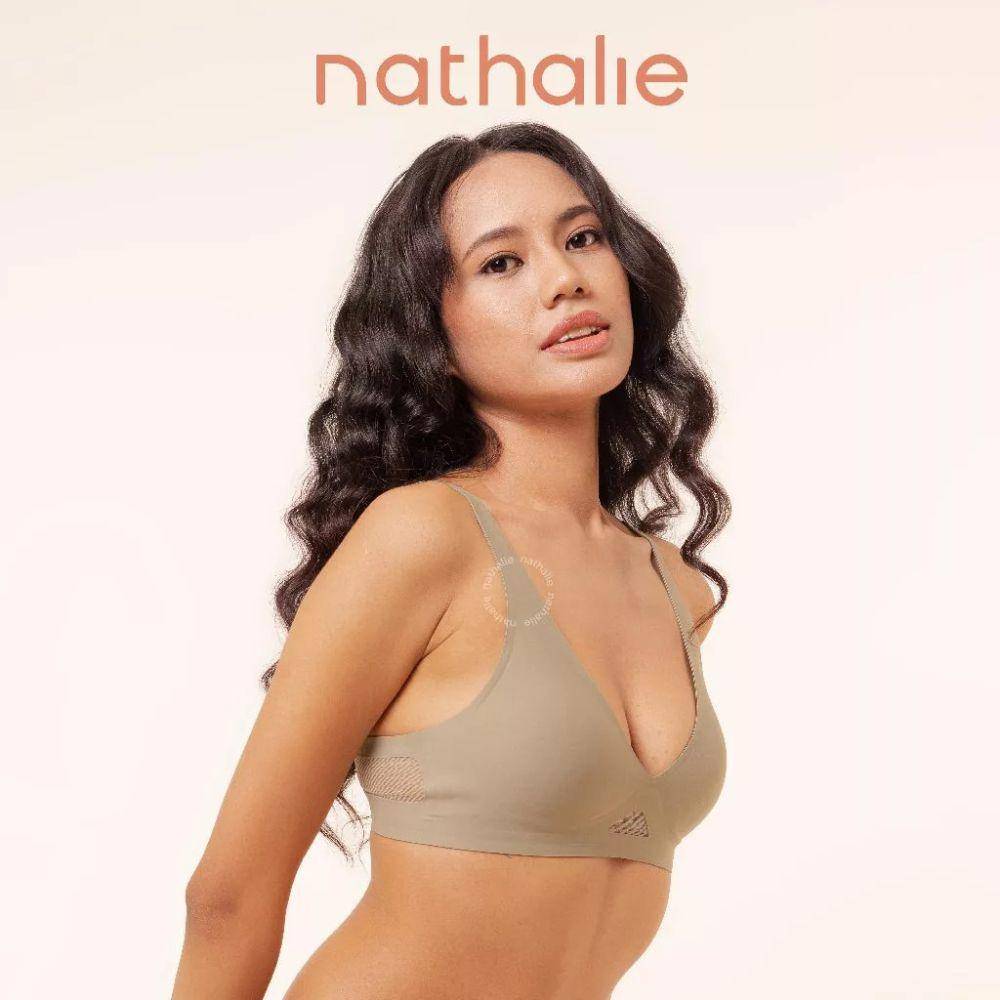 Nathalie V-Neck Breathable Bra NTB (shopee.co.id/Flyman Nathalie Official Shop)