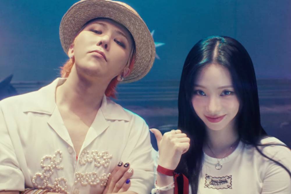 G-Dragon dan Karina dalam MV TOO BAD (youtube.com/OfficialGDRAGON)