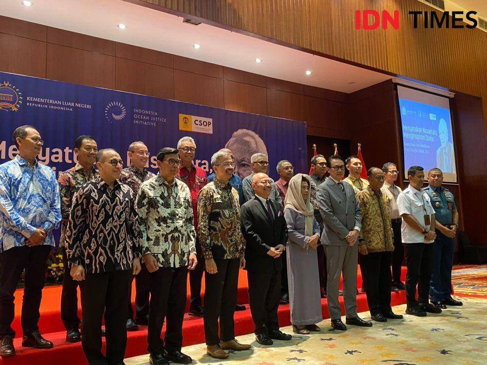 Mengenang warisan Prof. Hasjim Djalal di Kementerian Luar Negeri, Jakarta. (IDN Times/Marcheilla Ariesta)