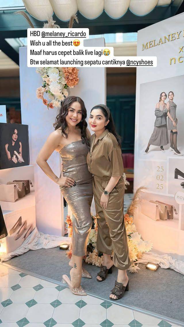 artis di ulang tahun Melaney Ricardo (Instagram.com/melaney_ricardo)