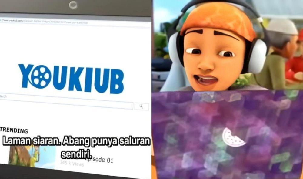 7 Pelesetan Merek Terkenal dalam Serial Upin & Ipin, Bikin Ngakak!