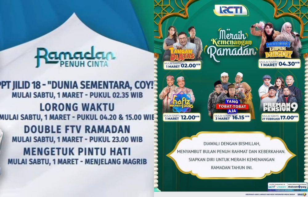 Daftar dan Jadwal Acara Sahur TV di Ramadan 2025