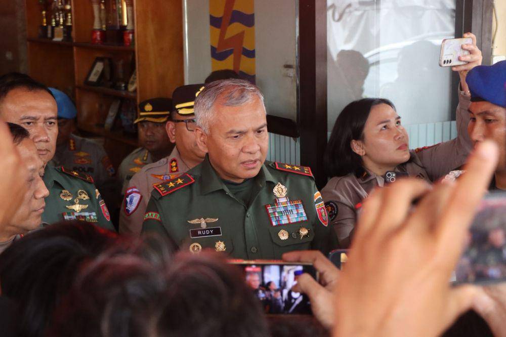 Pangdam VI Mulawarman Mayor Jenderal TNI Rudy Rachmat Nugraha, Selasa (25/2/2025). Foto Kodam Mulawarman