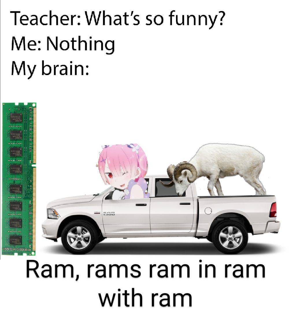 potret meme Ram Re:ZERO (reddit.com/user/oniii_chan)