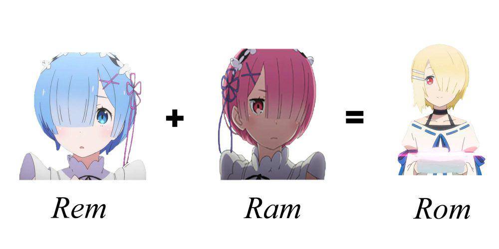 potret meme RAM Re:ZERO (reddit.com/user/Electrozz)