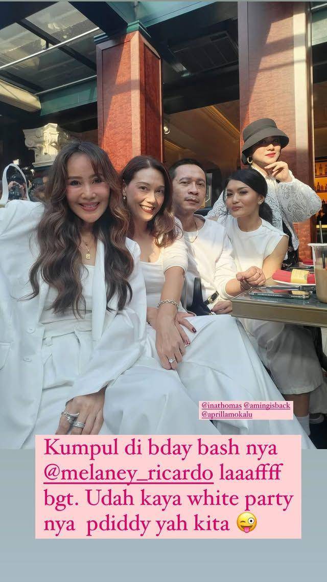 artis di ulang tahun Melaney Ricardo (Instagram.com/melaney_ricardo)
