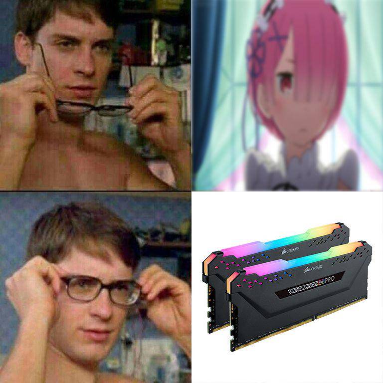 potret meme Ram Re:ZERO (reddit.com/r/Animemes)