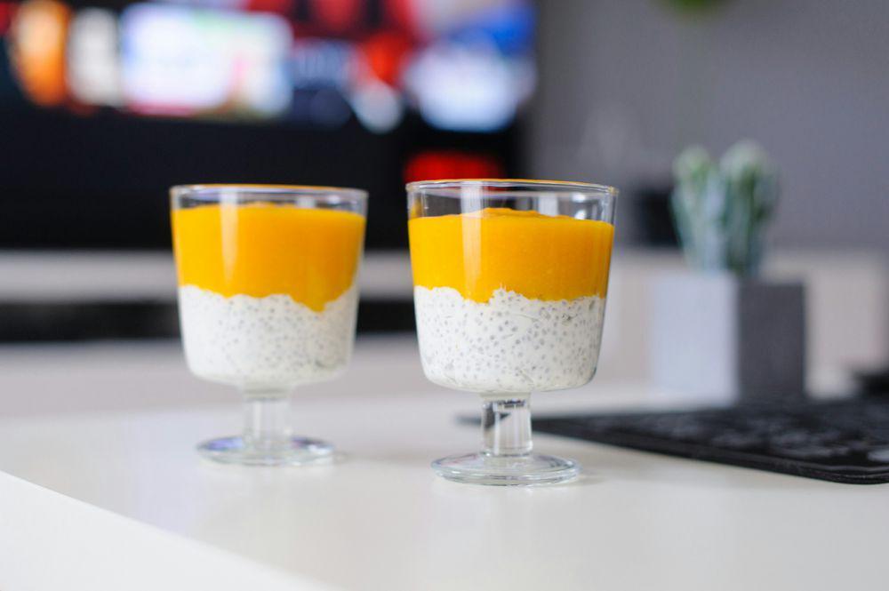 Resep Puding Mangga Chia Seed, Manis dan Lembutnya Sempurna