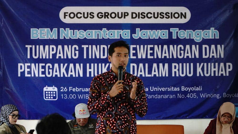 BEM Nusantara Kawal RUU KUHAP, Berpotensi Pada Hal Praksis