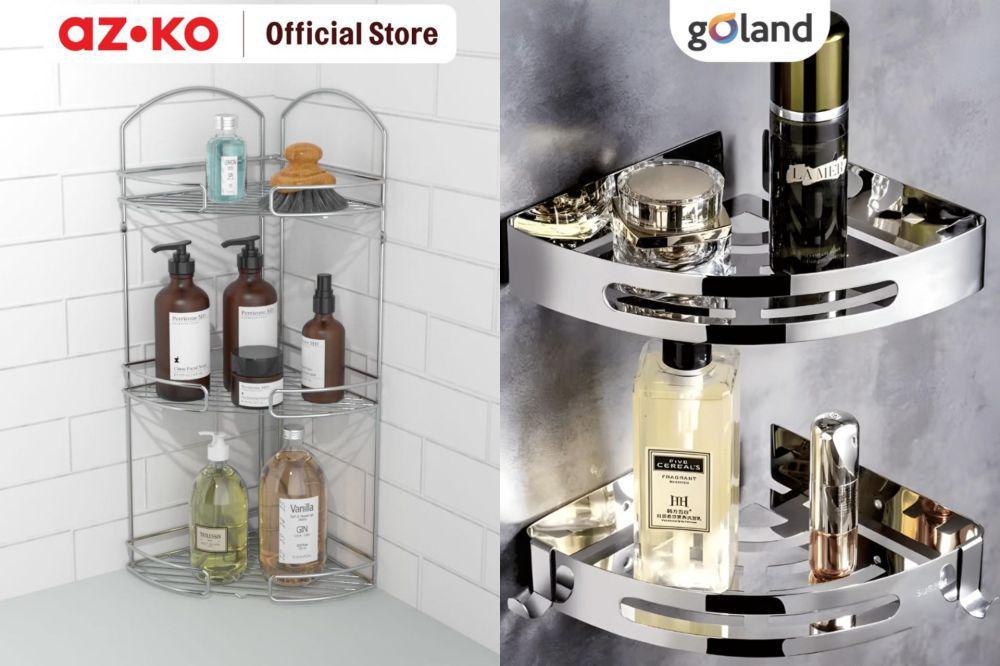 6 Rekomendasi Rak Kamar Mandi Stainless Steel, Mulai dari Rp50 Ribuan!